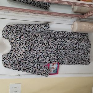Liz claiborne dresses vintage zip up abstract art print zip up multicolored